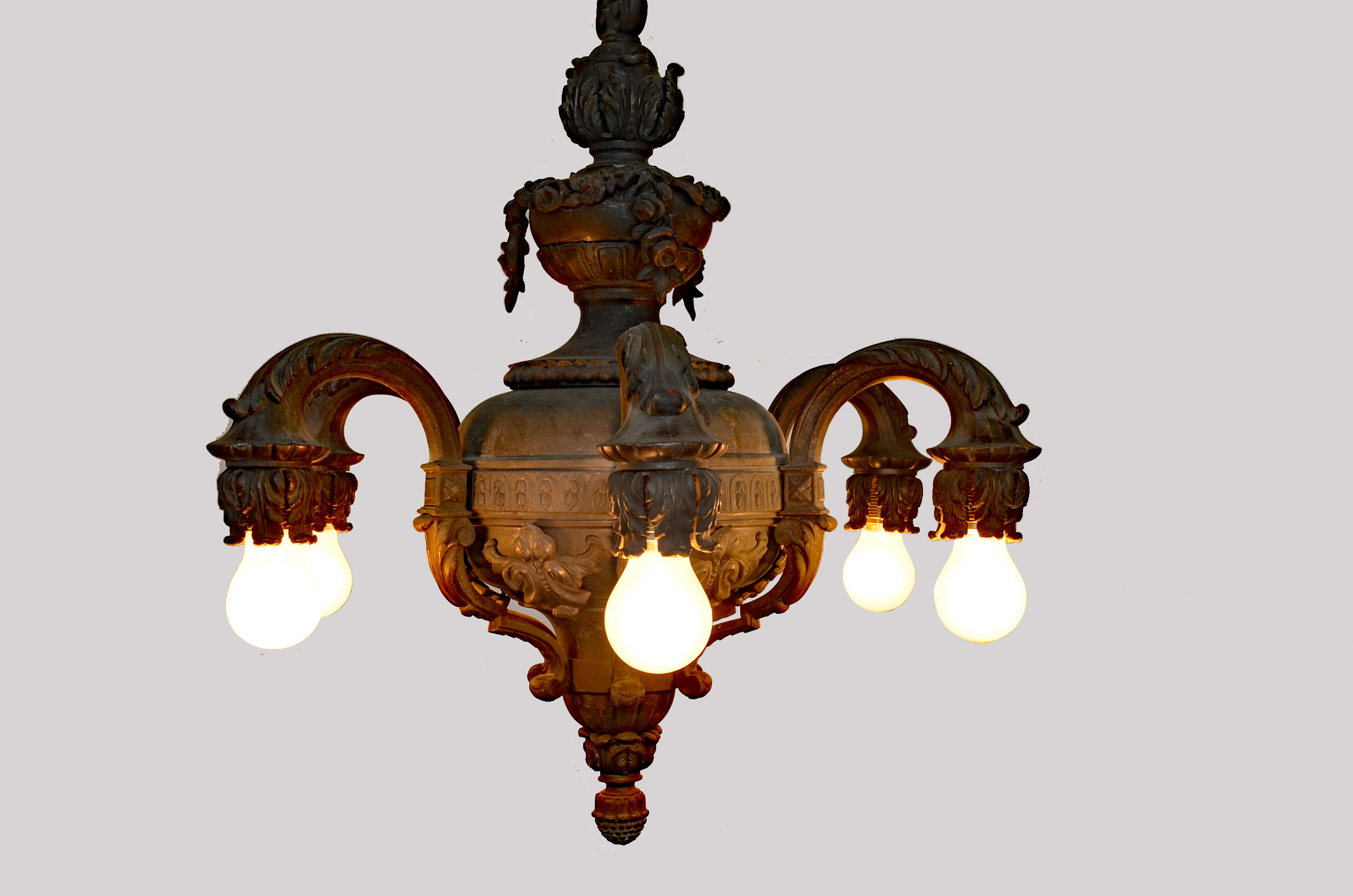 Chandelier Bronze about 1890