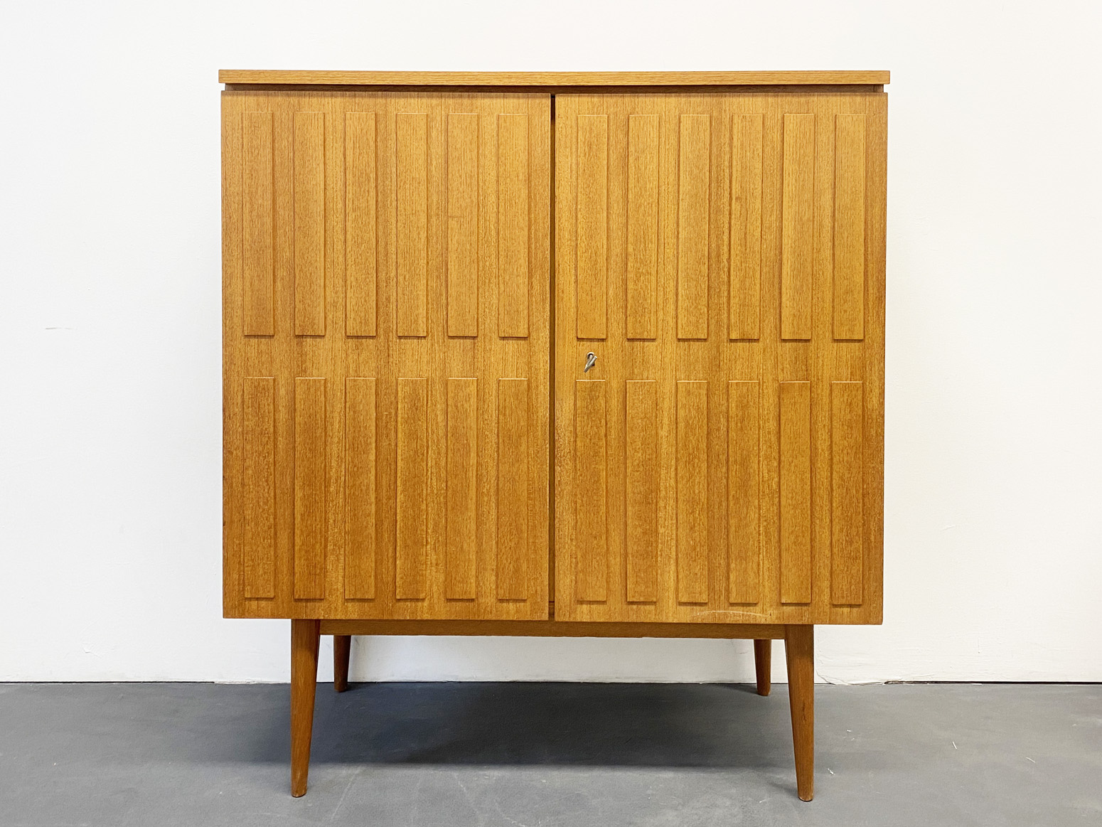 Mid Century Teak Highboard, 1960er