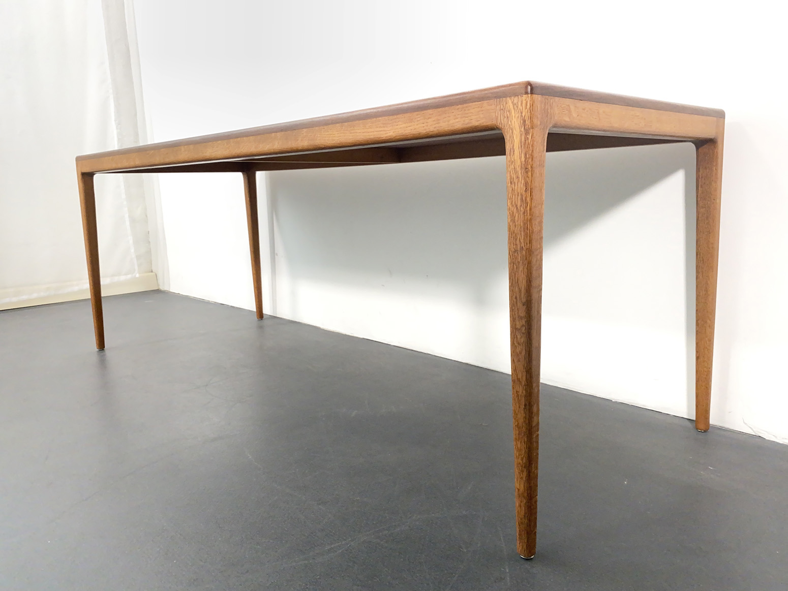 Large Mid Century Teak Coffee Table by Hartmut Lohmeyer for Wilkhahn, 1960s.