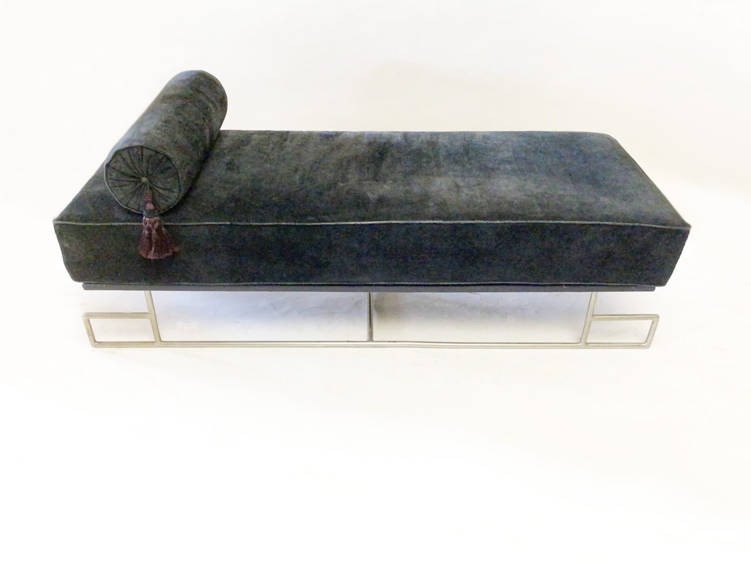 ArtDecoBauhausDaybedCouchSofachromeplatedTubularSteel