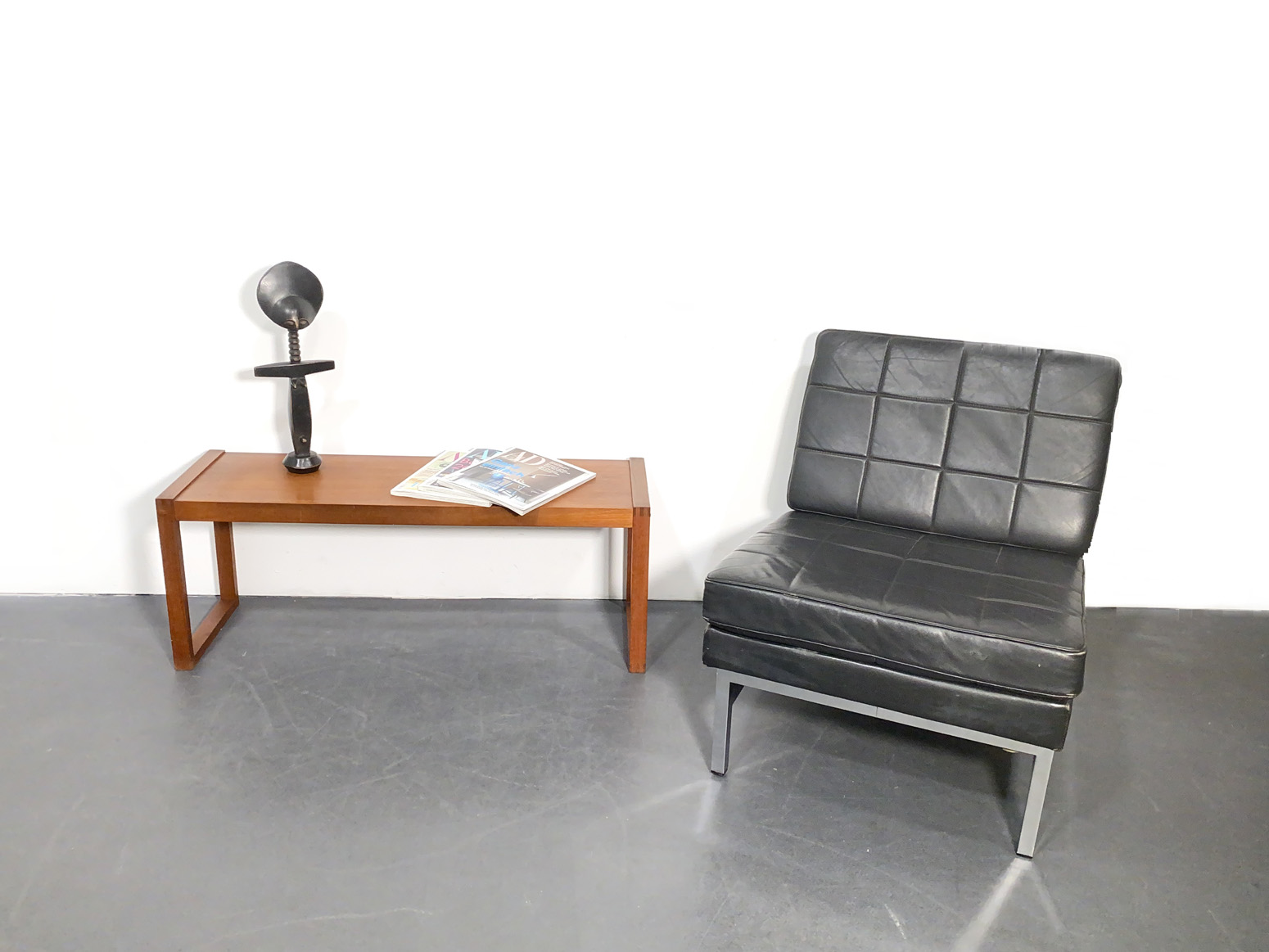 Länglicher Beistelltisch aus Teakholz Mid-Century Dänemark 60er