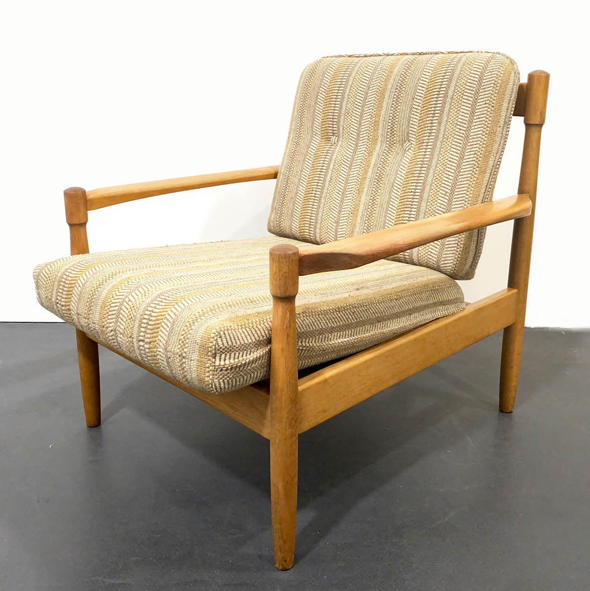 Mid-Century armchair, Easychair, Wood, Germany, 1960s.
