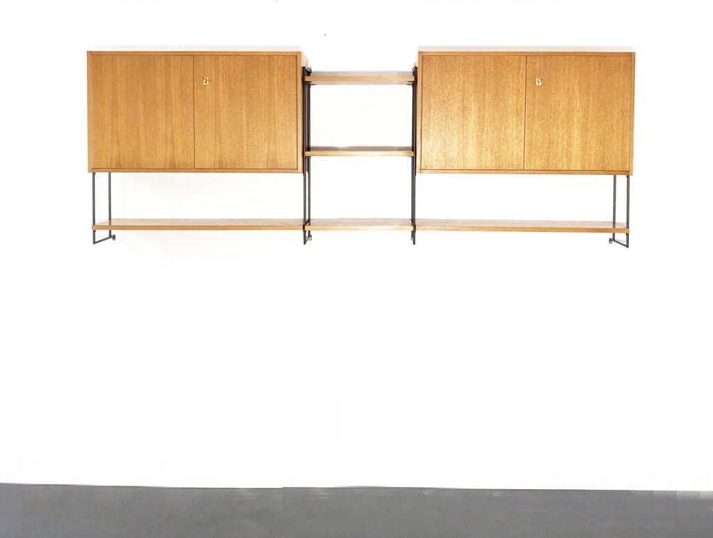 ModularesMidCenturyOmniaStringWandregalTeakvonHilker