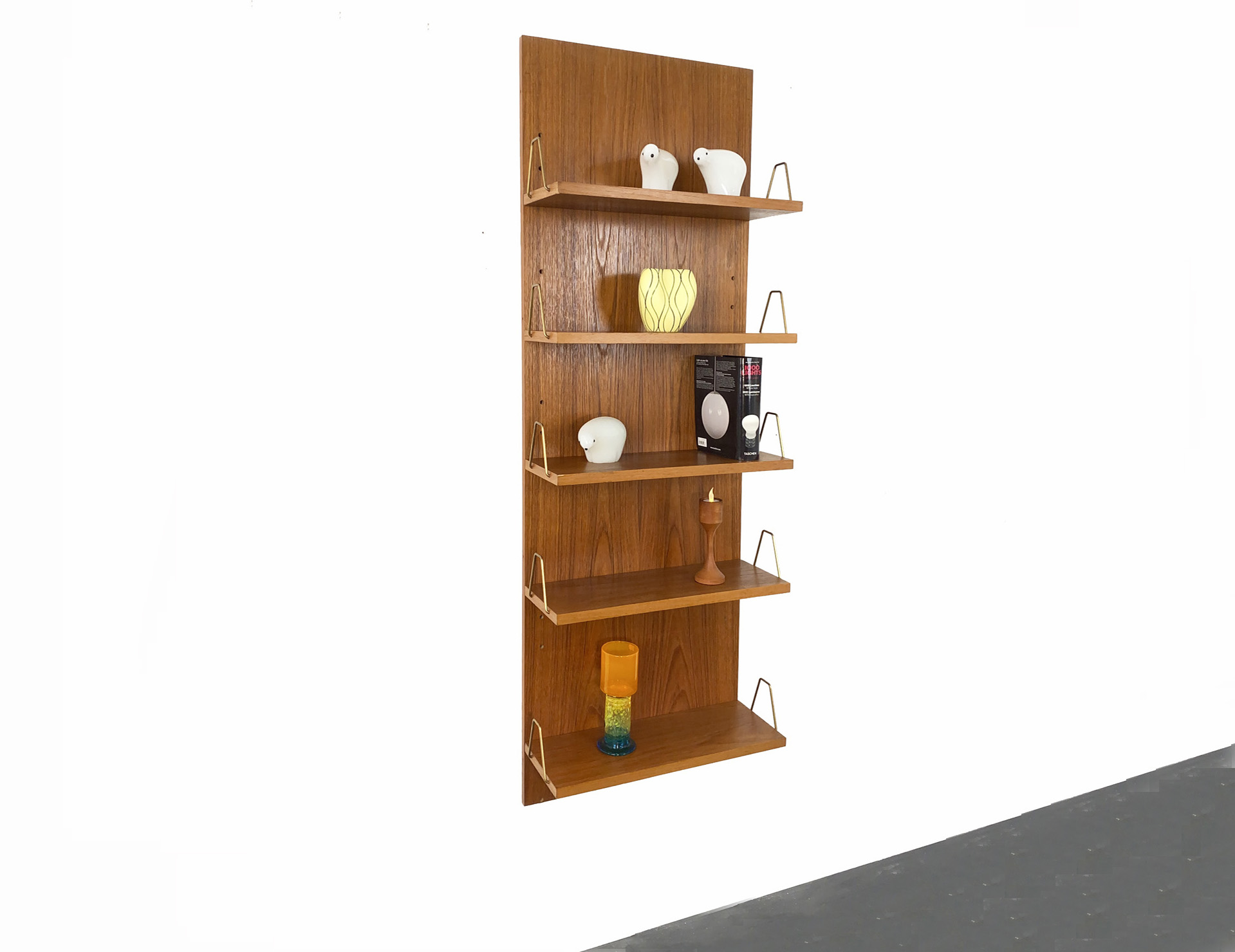Mid-Century Wand Regal von Günter Renkel für Rego Mobile, Deutschland, 1960er.
