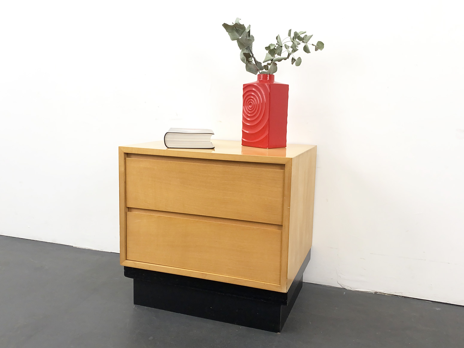 Drawer Cabinet, Nightstand, Maple, Model Mira by Werner Buchser for WK Möbel, Germany, 50s.
