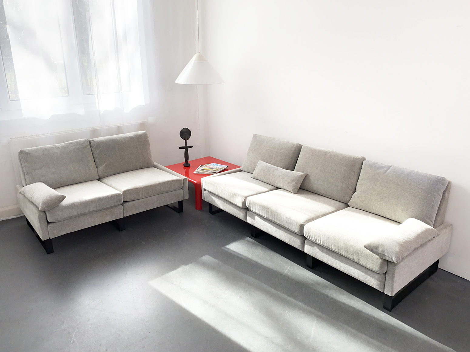 Conseta Sofa, Couch by FW Möller for Cor, 2-Seater and 3-Seater, Germany, 60s.