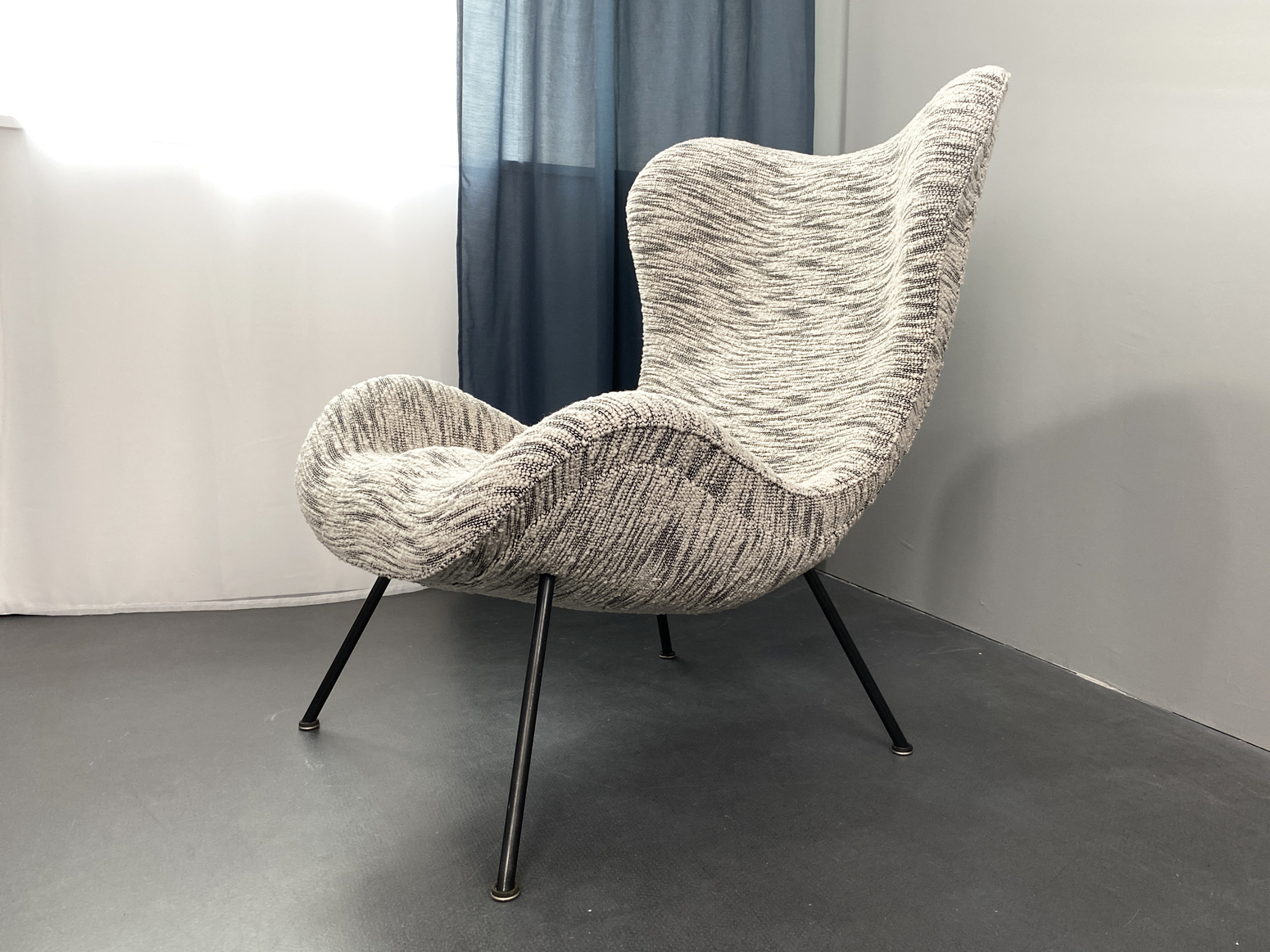 „SOLD“ Madame Sessel, Cocktail Sessel, Lounge Chair, von Fritz Neth für Correcta, Deutschland, 1950er.