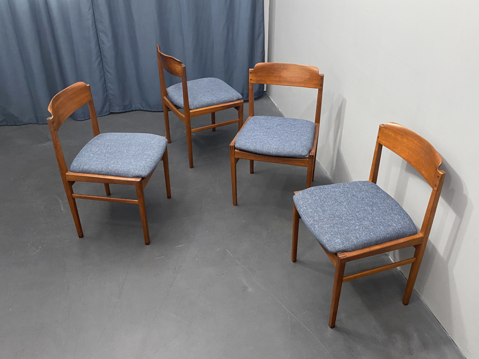 Set of 4 Dining Chairs, Denmark, 1960s