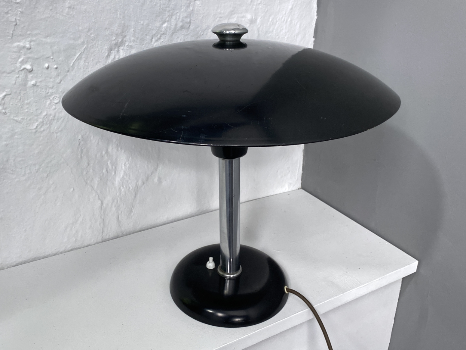 Bauhaus Table Lamp by Max Schumacher for Metallwerk Werner Schröder, Germany, 1930s