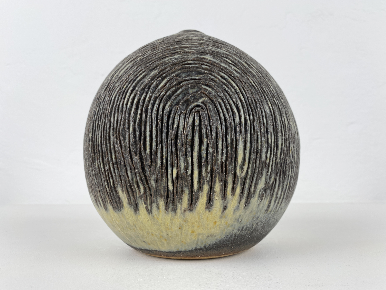 Keramik Vase, Studio Keramik, Unikat von Barbara Schwämmle, Deutschland, 1980er