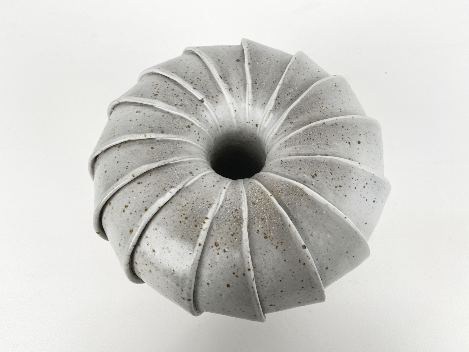 Keramik Vase, Studio Keramik, Unikat von Barbara Schwämmle, Deutschland, 1980er