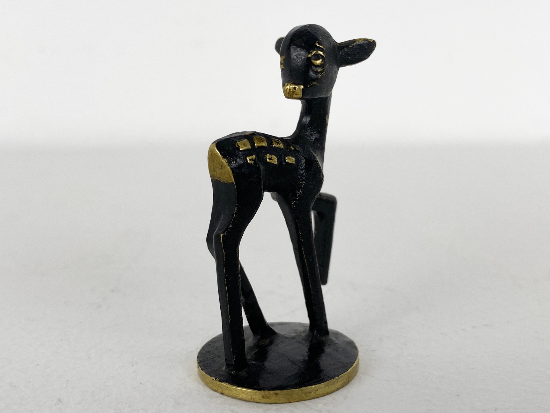Bambi Deer Bronze Figure by Hertha Baller, Austria, 1950s