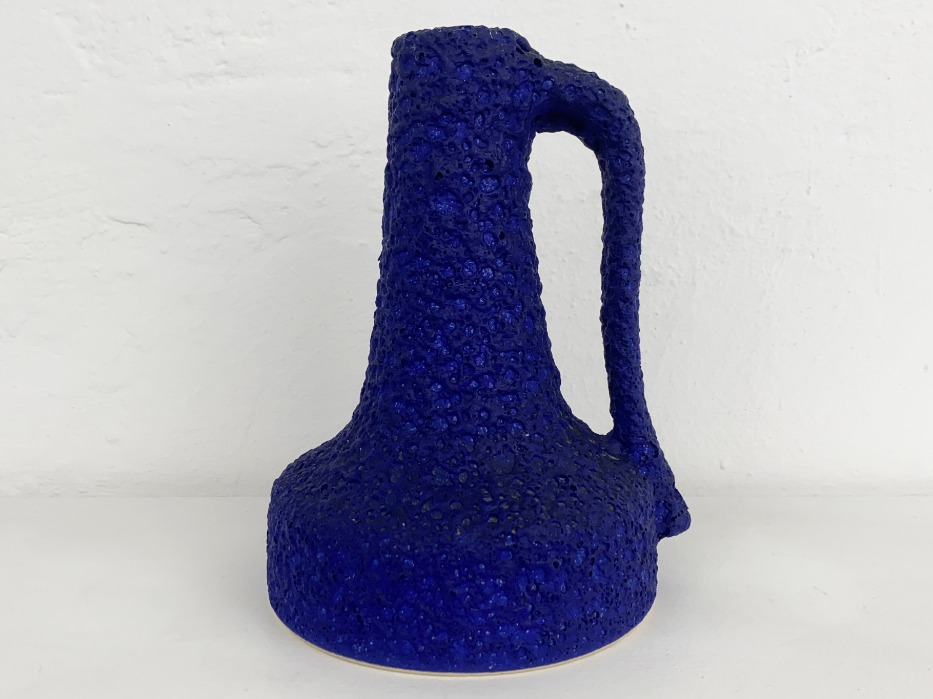 Fat Lava Vase, Yves Klein Blue, by Silberdistel, Germany, 1960s