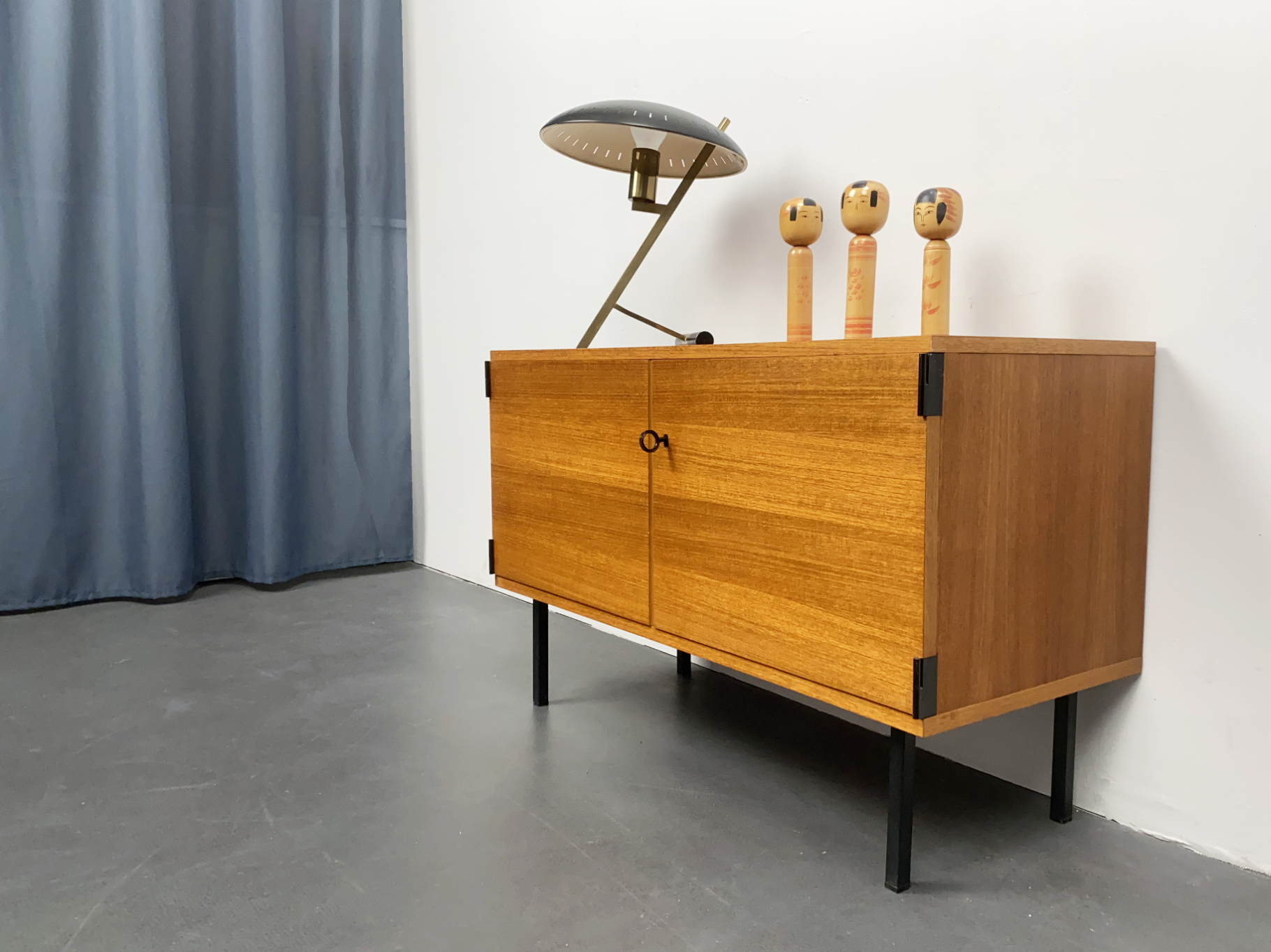 Sideboard, Teak Wood, by Günter Renkel for Rego Moebel, Model Series Twen, Germany, 1960s