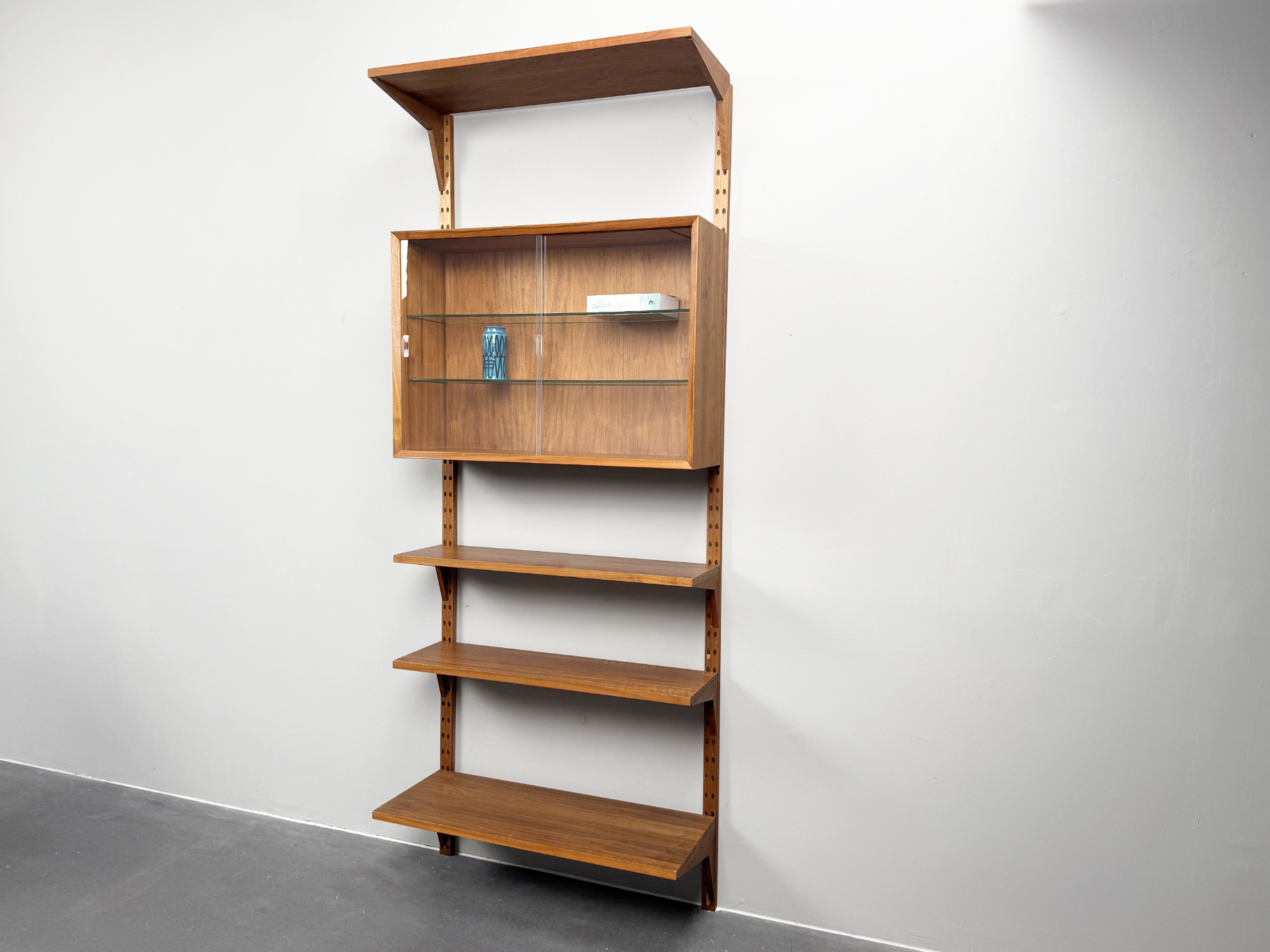 Teak Wall Shelf System by Poul Cadovius for Cado, Denmark, 1960s