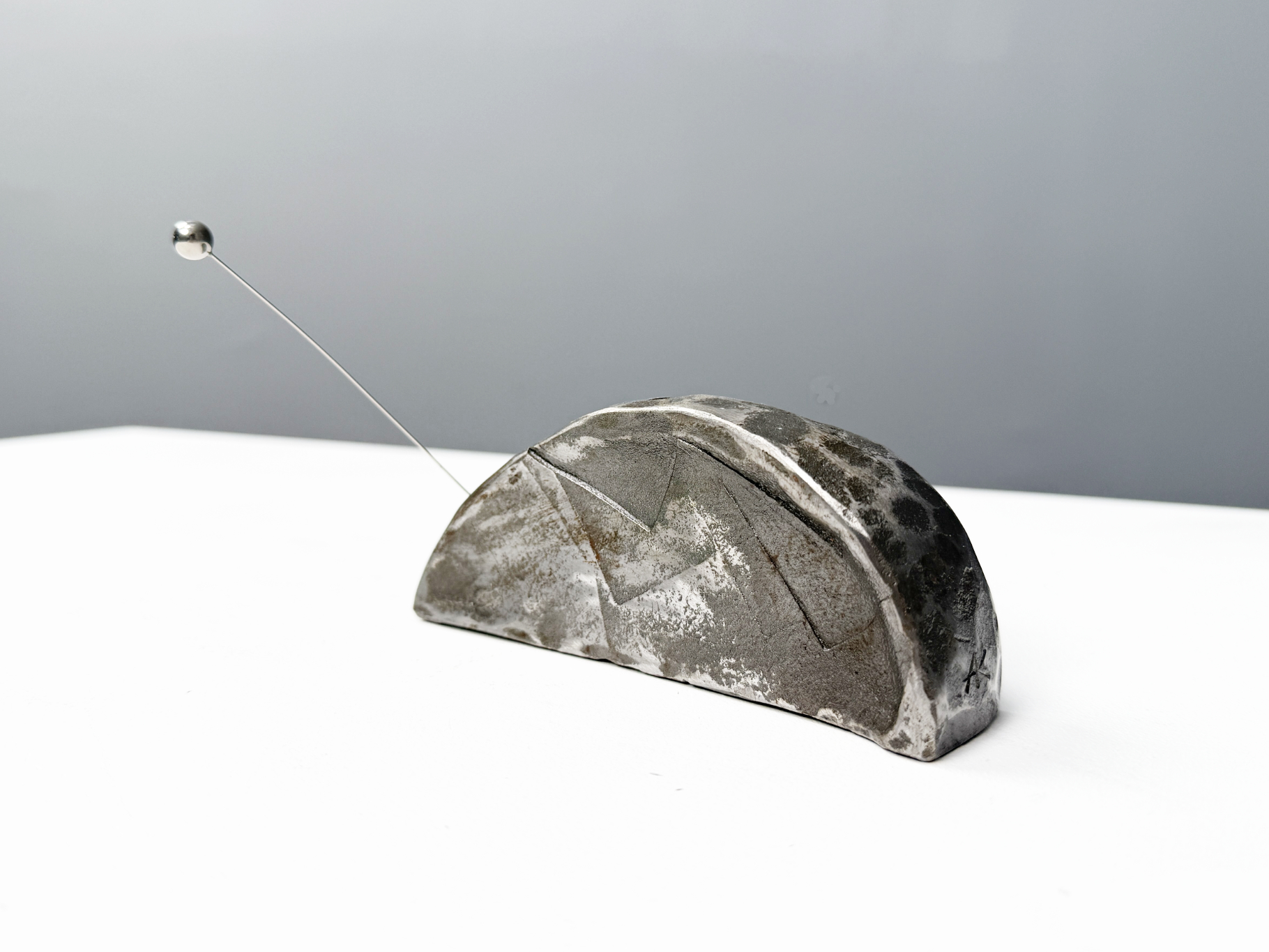 Wall, Eisen Skulptur, Unikat von Achim Kühn, *1942, Deutschland, 1970er